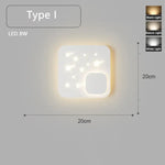 Applique Murale Led Blanche Moderne Design. I Chambre