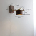 Applique Murale Led Bois Brut Design Scandinave Élégant Allumez La Prise 2 Chambre