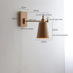 Applique Murale Led Bois Brut Design Scandinave Élégant Allumez La Prise Chambre