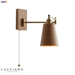 Applique Murale Led Bois Brut Design Scandinave Élégant Chambre