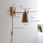 Applique Murale Led Bois Brut Design Scandinave Élégant Prise Us Eu Uk Au Chambre