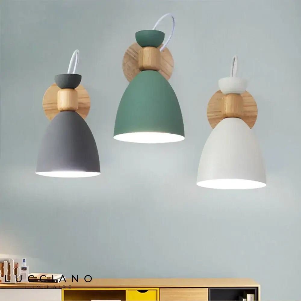 Applique Murale Led Bois Chic Scandinave Chambre