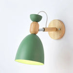 Applique Murale Led Bois Chic Scandinave Vert Chambre