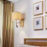 Applique Murale Led Bois Design Élégant Chambre