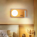 Applique Murale Led Bois Original Ambiance Zen Chambre