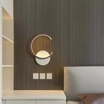 Applique Murale Led Bois Scandinave Élégant Chambre