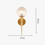 Applique Murale Led Boule Design Scandinave Élégante Chambre