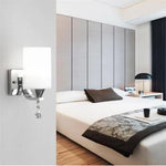 Applique Murale Led Chromée Élégante Design Contemporain Chambre