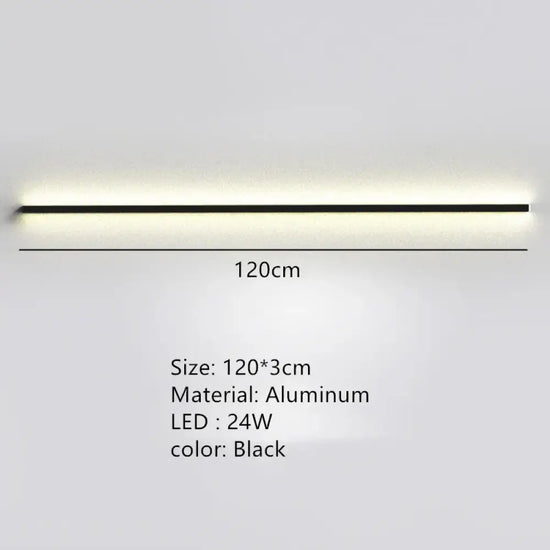 Applique Murale Led Contemporaine Design Minimaliste Applique Chambre