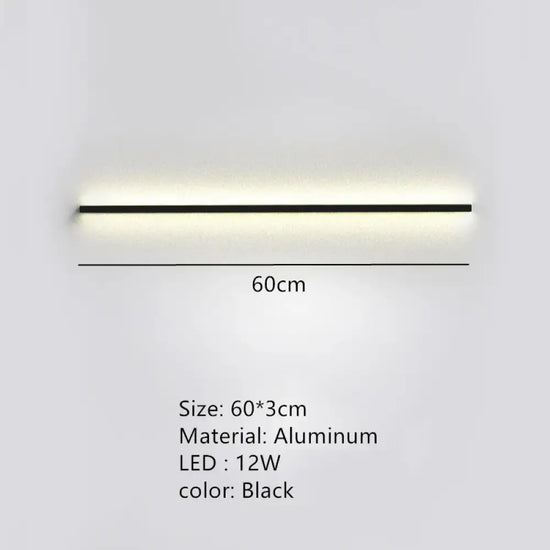 Applique Murale Led Contemporaine Design Minimaliste Applique Chambre