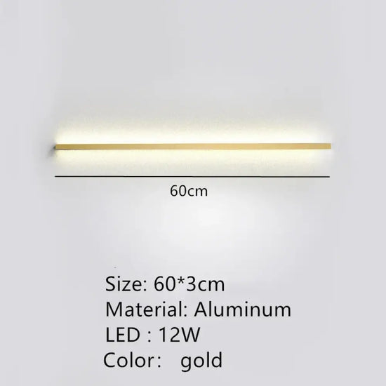 Applique Murale Led Contemporaine Design Minimaliste Applique Chambre