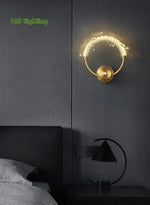 Applique Murale Led Cristal Design Moderne Élégant Chambre