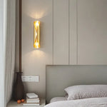 Applique Murale Led Cuivre Design Épuré Contemporain Chambre