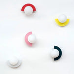 Applique Murale Led Demi-Cercle Scandinave Pastel. Chambre