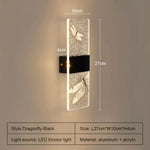 Applique Murale Led Design Contemporain Élégant 3Color-Dragonynoir Chambre