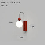 Applique Murale Led Design Contemporain Modulable Rouge / 3 Modifiables Chambre