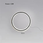 Applique Murale Led Design Élégant Contemporain. 50Cm / Lumière Chaude Chambre