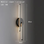 Applique Murale Led Design Élégant Contemporain. Style A-Noir / Changeable Chambre