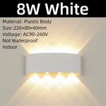 Applique Murale Led Design Élégant Contemporain. White 8W / 2Pcs Package China | Cool