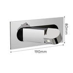 Applique Murale Led Design Élégant Lecture Rectangle Chrome / Warm White (2700-3500K) Chambre