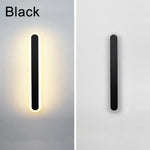 Applique Murale Led Design Élégant Lumineux. Corps Noir / 40Cm-15W 3000K-220V Chambre
