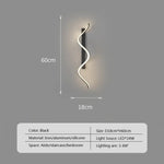 Applique Murale Led Design Élégant Minimaliste. B 60 Cm / Blanc Froid - Pas De Rc Chambre