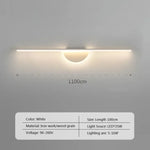 Applique Murale Led Design Élégant Minimaliste. Lwl128 100Cm Blanc / Froid Chambre