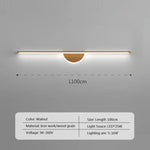 Applique Murale Led Design Élégant Minimaliste. Lwl128 100Cm Noyer / Blanc Froid Chambre