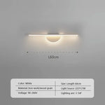 Applique Murale Led Design Élégant Minimaliste. Lwl128 60Cm Blanc / Froid Chambre