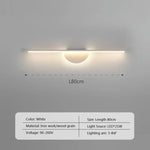 Applique Murale Led Design Élégant Minimaliste. Lwl128 80Cm Blanc / Froid Chambre