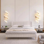 Applique Murale Led Design Épuré Bois. Chambre