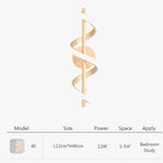 Applique Murale Led Design Épuré Bois. Chambre