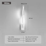 Applique Murale Led Design Épuré Élégant. Lwl033-C-Blanc / Blanc Froid (Pas De Rc) Chambre