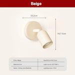 Applique Murale Led Design Épuré Élégant Lwl153 Beige / Pas D’ampoule Chambre