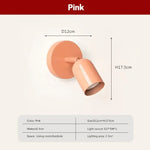 Applique Murale Led Design Épuré Élégant Lwl153 Rose / Pas D’ampoule Chambre
