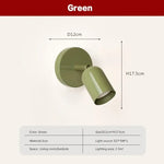 Applique Murale Led Design Épuré Élégant Lwl153 Vert / Pas D’ampoule Chambre