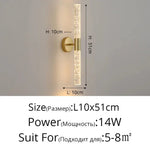 Applique Murale Led Design Épuré Moderne Élégant Chambre