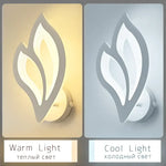 Applique Murale Led Design Feuille Lumineuse. Applique Chambre