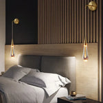 Applique Murale Led Design Goutte Eau Moderne Chambre