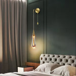 Applique Murale Led Design Goutte Eau Moderne Chambre