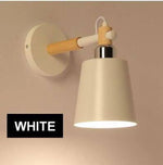 Applique Murale Led Design Industriel Scandinave Blanc Chambre