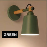 Applique Murale Led Design Industriel Scandinave Vert Chambre