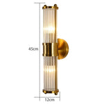 Applique Murale Led Design Luxueux Sophistiqué. Or 45X12Cm / Chine Lumière Chaude2700-3500K Chambre