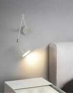 Applique Murale Led Design Minimaliste Élégant Blanc / Blanc Froid (5 500-7 000 K). Chambre