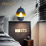 Applique Murale Led Design Moderne Noir. Chambre