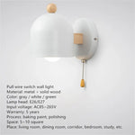 Applique Murale Led Design Scandinave Élégant. Blanc / Froid (5 500-7 000 K). Ampoule 5W