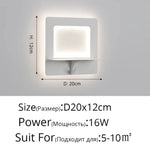 Applique Murale Led Design Scandinave Élégant. Applique Chambre