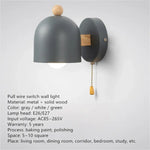 Applique Murale Led Design Scandinave Élégant. Gris / Blanc Froid (5 500-7 000 K). Ampoule 5W