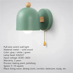 Applique Murale Led Design Scandinave Élégant. Vert / Blanc Froid (5 500-7 000 K). Ampoule 5W