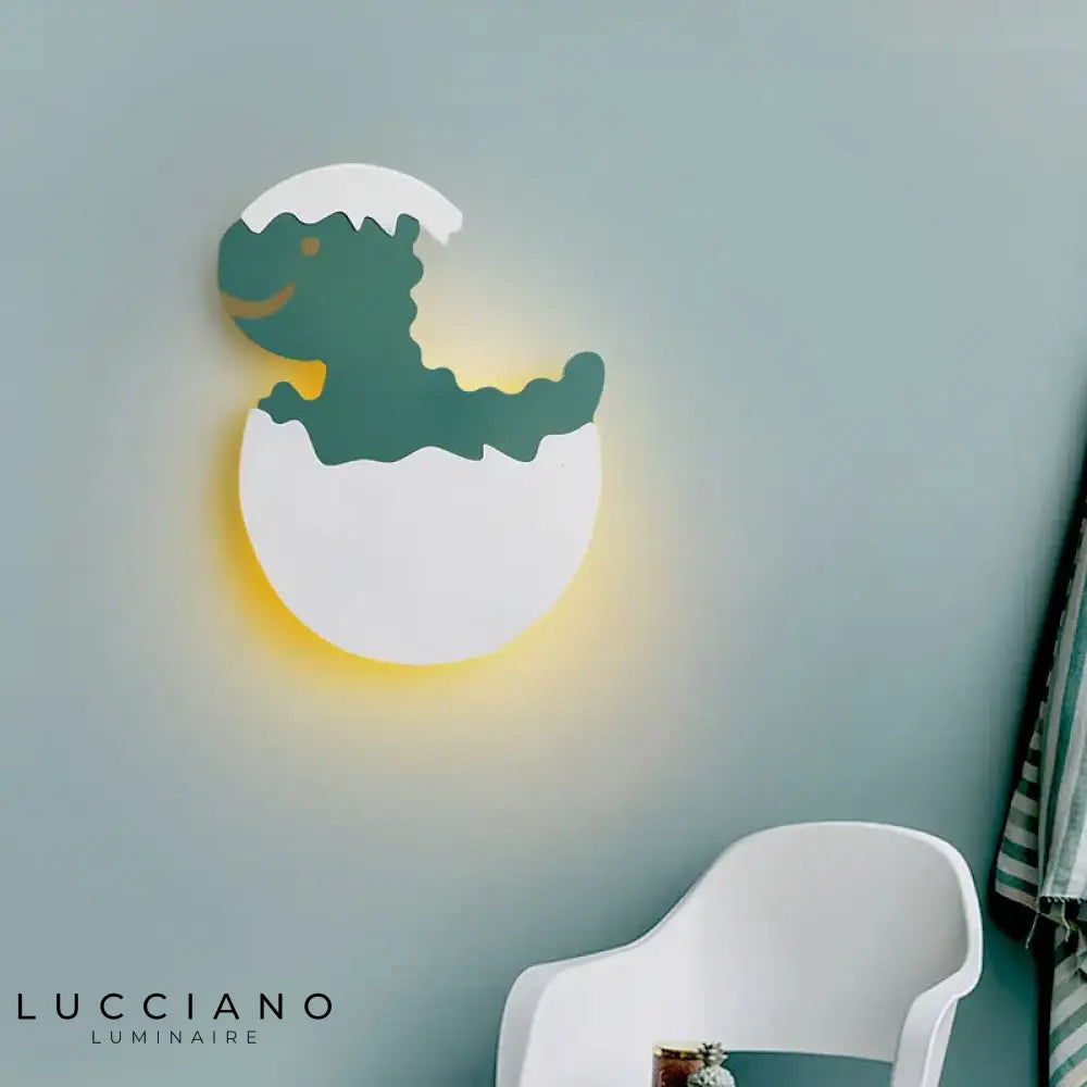 Applique Murale Led Dinosaure Ludique Et Colorée Chambre